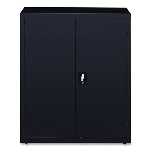 Alera Economy Assembled Storage Cabinets, 3 Shelves, 36" x 18" x 42", Black