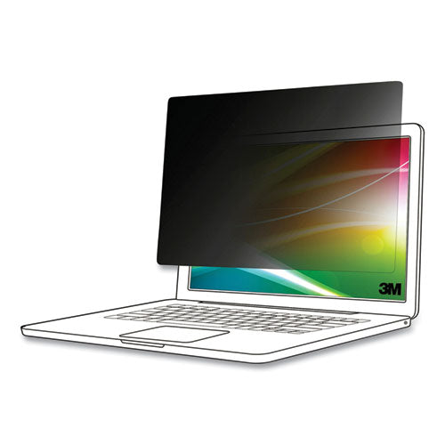 3M Bright Screen Privacy Filter for 12.1" Bezel Widescreen, Fits Laptop/2-in-1, 16:10 Aspect Ratio