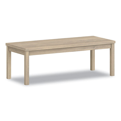 HON 80000 Series Laminate Occasional Coffee Table, Rectangular, 48w x 20d x 16h, Kingswood Walnut