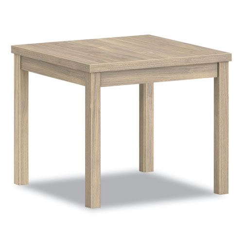 HON 80000 Series Laminate Occasional Corner Table, 24d x 24w x 20h, Kingswood Walnut