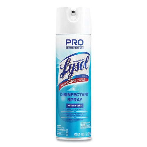 Professional LYSOL Brand Disinfectant Spray, Fresh Scent, 19 oz Aerosol Spray