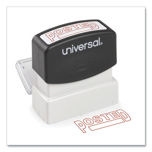 Universal Message Stamp, POSTED, Pre-Inked One-Color, Red