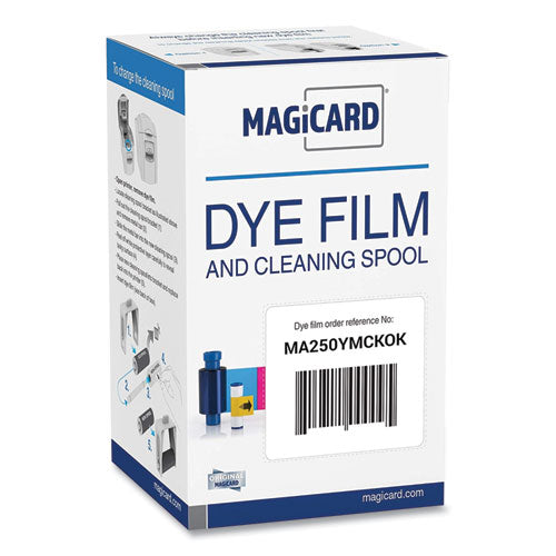 Magicard YMCKOK Color Ribbon, Black/Cyan/Magenta/Yellow