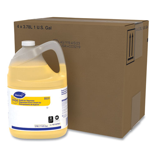 Diversey Suma Break-Up Degreaser D3.51, 1 gal Bottle, 4/Carton