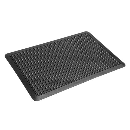 Crown Yoga-Flex, Rectangular, Black High/Low Bubble Surface, 24" x 36"