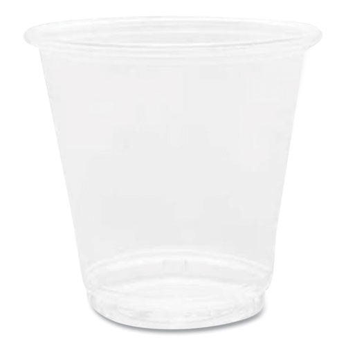 Karat PET Plastic Cups, 3 oz, Clear, 2,500/Carton