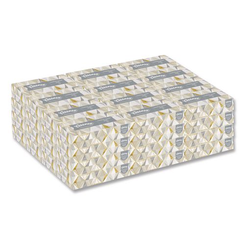 Kleenex White Facial Tissue for Business, Pop-Up Box, 2-Ply, 125 Sheets/Box, 48 Boxes/Carton