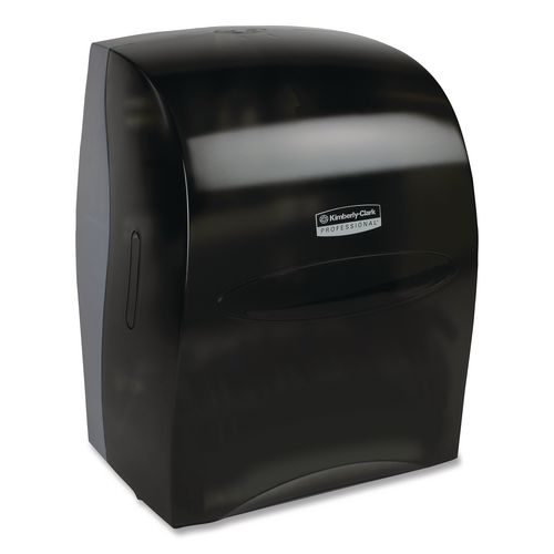 Kimberly-Clark Professional* Sanitouch Hard Roll Towel Dispenser, For 1.5" Core, 12.63 x 10.2 x 16.13, Smoke