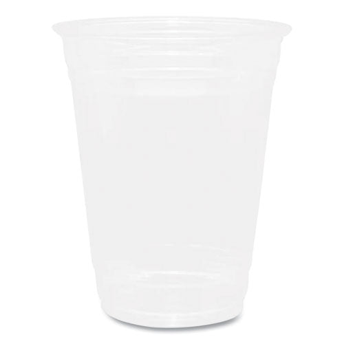 Karat PET Plastic Cups, 16 oz, Clear, 1,000/Carton