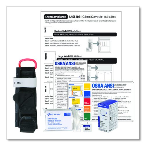First Aid Only Smart Compliance B 2021 Conversion Kit, 12 Pieces