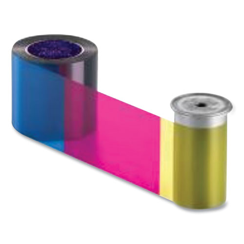 Datacard Entrust Full Color Ribbon Kit, Black/Cyan/Magenta/Yellow/Topcoat Protective Layer