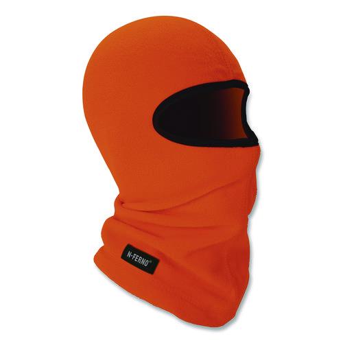 ergodyne N-Ferno 6821 Fleece Balaclava Face Mask, One Size Fits Most, Orange