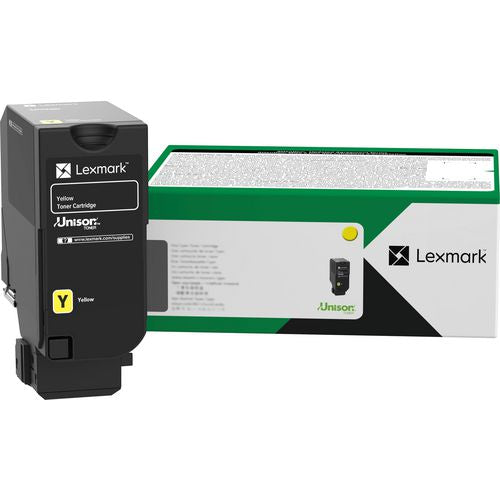 Lexmark 71C10Y0 Return Program Toner Cartridge, 5,000 Page-Yield, Yellow