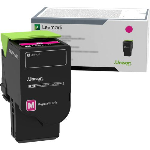 Lexmark 78C00MG Return Program Toner, 1,400 Page-Yield, Magenta