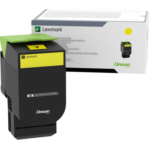 Lexmark 70C0HYG High-Yield Toner, 3,000 Page-Yield, Yellow