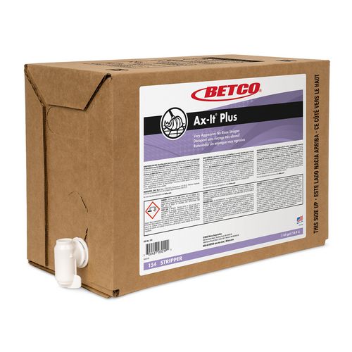 Betco Ax-it Plus Floor Stripper, 5 gal Bag-in-Box