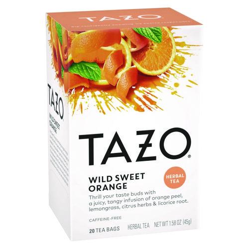 Tazo Tea Bags, Wild Sweet Orange, 20/Box, 6 Boxes/Carton