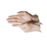 Clear Vinyl Gloves, 4 Mil Disposable Exam Gloves – Medical Grade, Powder-Free, Latex-Free, Smooth Finish | First Glove